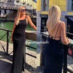 MANGO Openback dress